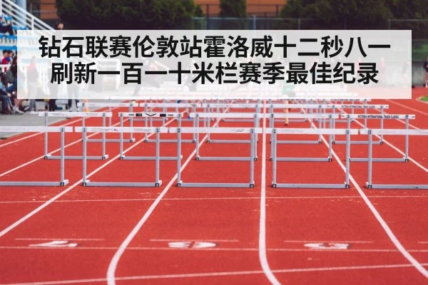 110m hurdles race